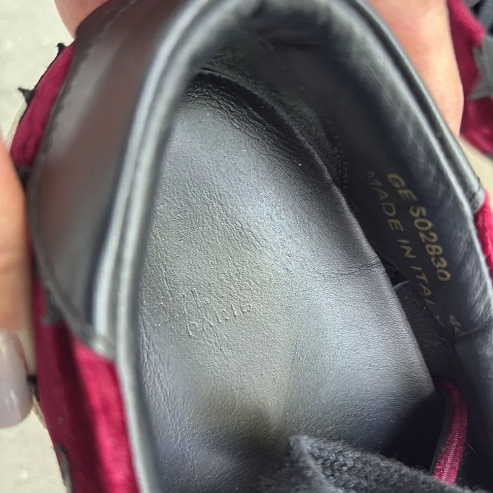 Velvet Saint Laurent sneakers